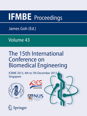 cover image of The 15th International Conference on Biomedical Engineering